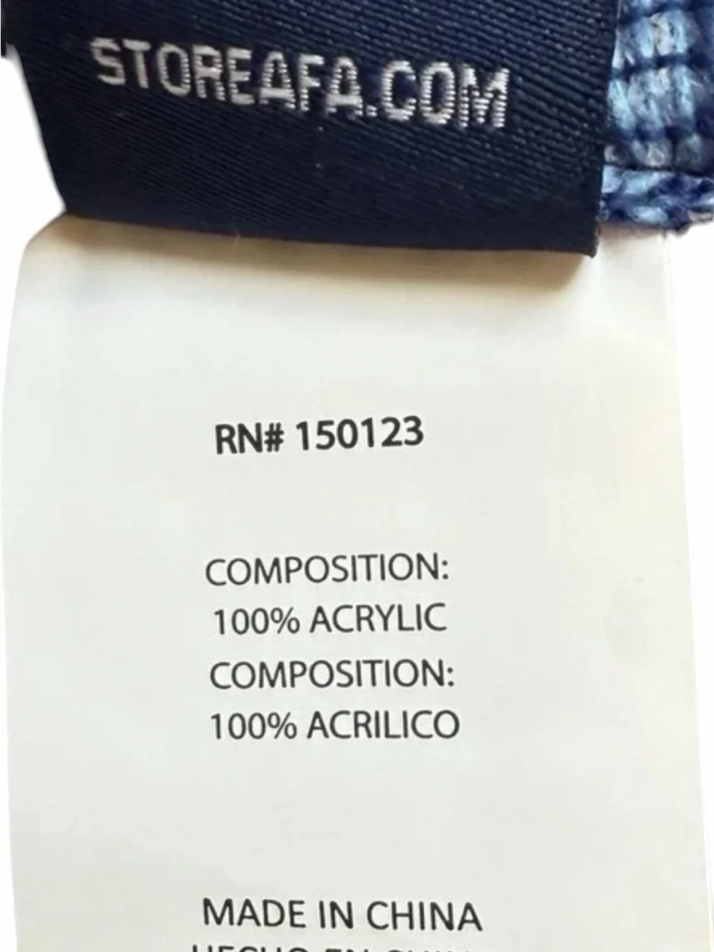 AFA Mens Soccer Scarf in Light Blue, Navy, ARGENTINA MESSI.  Gold Crest.  NEW